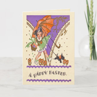 Eine glückliche Ostern-Karte Feiertagskarte