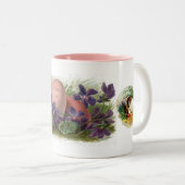 Eine glückliche Ostern-Tasse Zweifarbige Tasse (VorderseiteRechts)