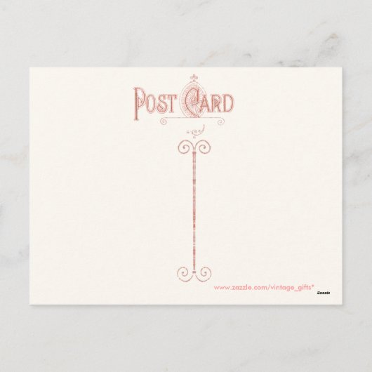 Eine glückliche Postkarte zum Erntedankfest (Rückseite)