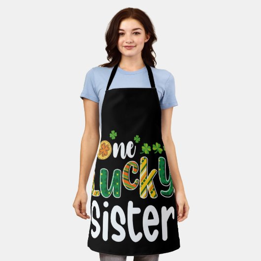 Eine glückliche Schwester Matching Familie St Patr Schürze (Getragen)