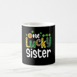 Eine glückliche Schwester passende Familie St. Pat Kaffeetasse