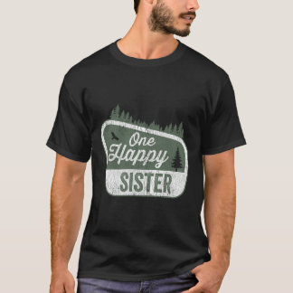 Eine glückliche Schwester passende Familien-Geburt T-Shirt