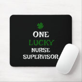 Eine glückliche Stationsleitung St. Patrick's Day Mousepad (Mit Mouse)