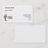 Eine glückliche Stunde für einen alten Mann Visitenkarte (Vorne/Hinten)