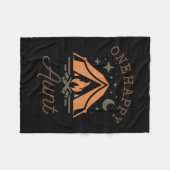 Eine glückliche Tante Camper 1. Geburtstag Camping Fleecedecke (Vorderseite (Horizontal))