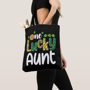 Eine glückliche Tante passende Familie St. Patrick Tasche