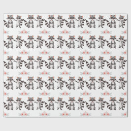 Eine glückliche und spielerische Stimmung, genau w Geschenkpapier