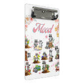 Eine glückliche und spielerische Stimmung, genau w Mini Klemmbrett (Schrägansicht)