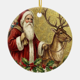 Eine glückliche Weihnachtszeit Keramik Ornament