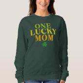 Eine Glücksmutter | St. Patrick's Day Geschenk für Sweatshirt (Vorderseite)