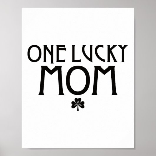 Eine Glücksmutter St Patricks Day Poster (Vorne)