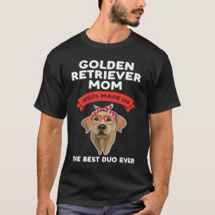 eine Golden-Retriever-Mutter Jesus Golden Retrieve T-Shirt