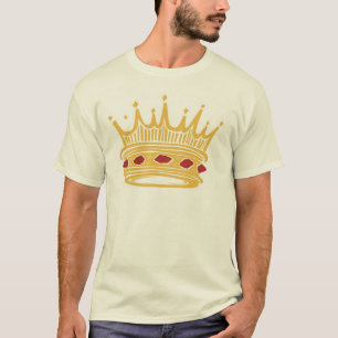 Eine goldene Krone mit Juwelen T-Shirt