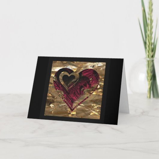 "Eine goldene Sache der Liebe " * Karte (Vorderseite)