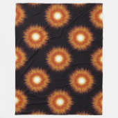 Eine goldene Sonne 1 Fleecedecke (Vorderseite)