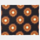 Eine goldene Sonne 1 Fleecedecke (Vorderseite (Horizontal))