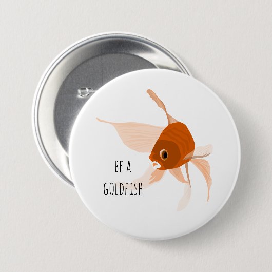 eine goldfarbene, schwarze, moderne Abbildung sein Button (Vorne & Hinten)