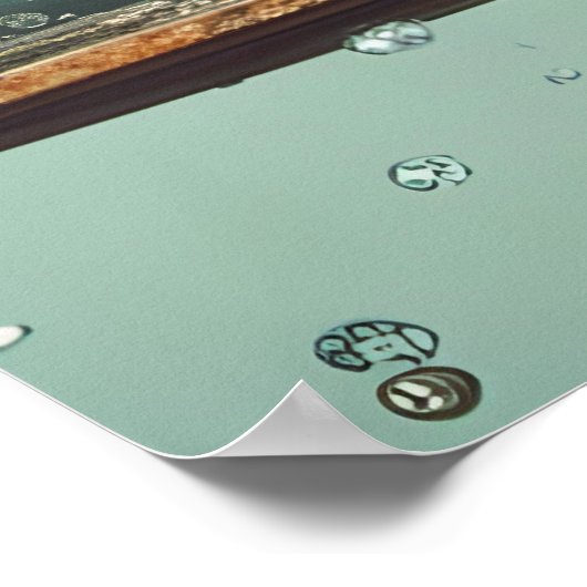 Eine Goldfisch-weibliche TV-Kopfende Retro-Jeden A Poster (Ecke)