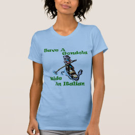 Eine Gondelfahrt auf Italienisch gerettet T-Shirt