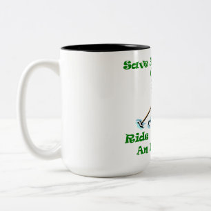 Eine Gondelfahrt auf Italienisch gerettet Zweifarbige Tasse