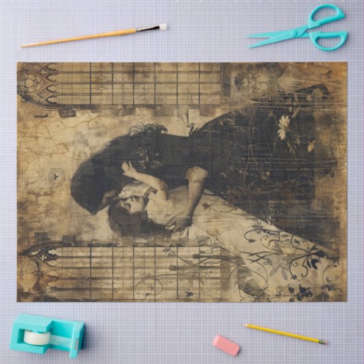 Eine Gothic-Mutter-Serien-Design #1 Seidenpapier (Basteln)