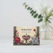 Eine gotische Romantik. Ein verzierter, gotischer Begleitkarte (Stehend Vorderseite)