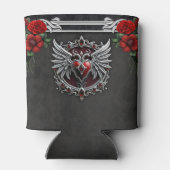 Eine gotische Symbiose, elegantes Heert und Schäde Dosenkühler (Rückseite)