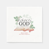 Eine Gottesgabe Baby Shower Serviette (Vorderseite)