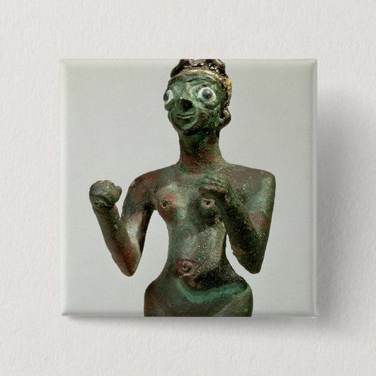 Eine Göttin von Mari, früher dynastischer Button (Vorderseite)