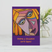 Eine Göttin zu sein ist nicht einfach flach Einladung (Stehend Vorderseite)