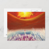 Eine göttliche Reise Postkarte (Vorne/Hinten)