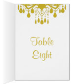 Eine Grand Ballroom Tischnummer Card (gelb) (Innen (Rechts))