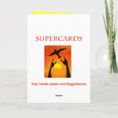 Eine Grandeltertagskarte mit Geige Karte (Rückseite)