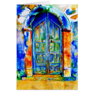 Eine griechische Tür