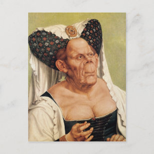 Eine großartige alte Frau, möglicherweise Prinzess Postkarte
