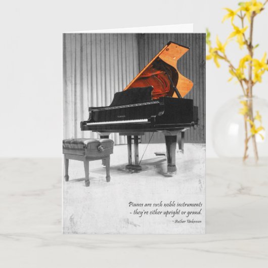 Eine großartige Durchführung Karte (Gelbe Blume)