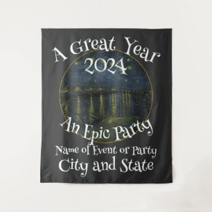 Eine großartige Party für ein epischen Jahr Wandteppich