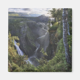 Eine große Aussicht auf den Abend - Hordaland, Nor Magnet