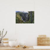 Eine große Aussicht auf den Abend - Hordaland, Nor Poster (Küche)