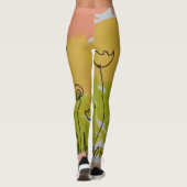 Eine große Blume Leggings (Rückseite)