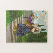 Eine große Dame, c. 1910 von John Collier Puzzle (Horizontal)