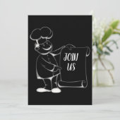EINE GROSSE ***EINLADUNG*** MIT DIESEM COOLEN KOCH EINLADUNG (Stehend Vorderseite)
