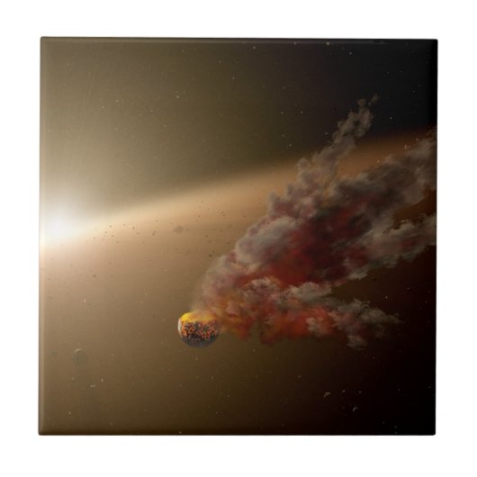 Eine große Eruption um Star Ngc 2547-Id8. Fliese (Vorderseite)