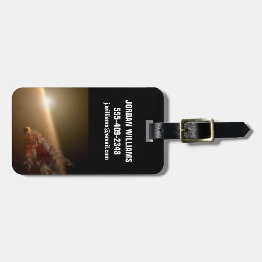 Eine große Eruption um Star Ngc 2547-Id8. Gepäckanhänger (Vorderseite horizontal)