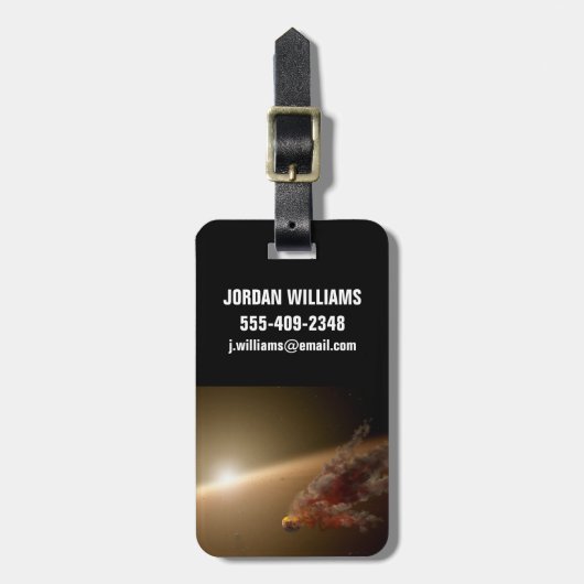 Eine große Eruption um Star Ngc 2547-Id8. Gepäckanhänger (Vorderseite vertikal)