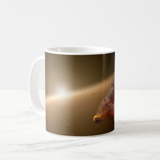Eine große Eruption um Star Ngc 2547-Id8. Kaffeetasse (Vorderseite Links)
