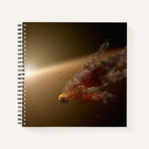 Eine große Eruption um Star Ngc 2547-Id8. Notizblock