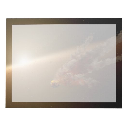 Eine große Eruption um Star Ngc 2547-Id8. Notizblock (Vorderseite)