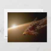 Eine große Eruption um Star Ngc 2547-Id8. Postkarte (Vorne/Hinten)