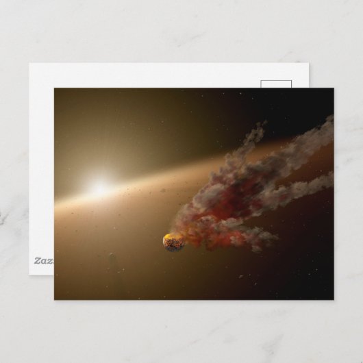 Eine große Eruption um Star Ngc 2547-Id8. Postkarte (Vorne/Hinten)